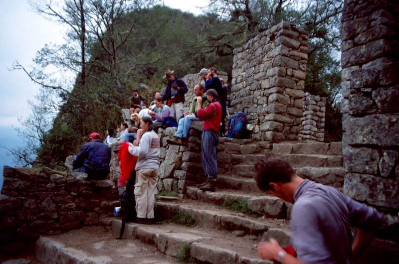 Intipunku or Sun Gate at Machu Picchu